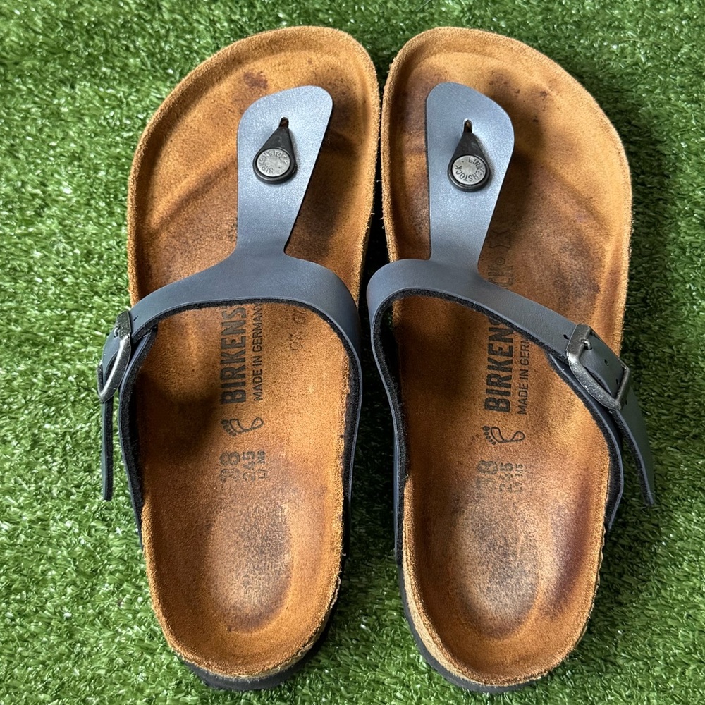 Birkenstock Black Gizeh Thong Sandals